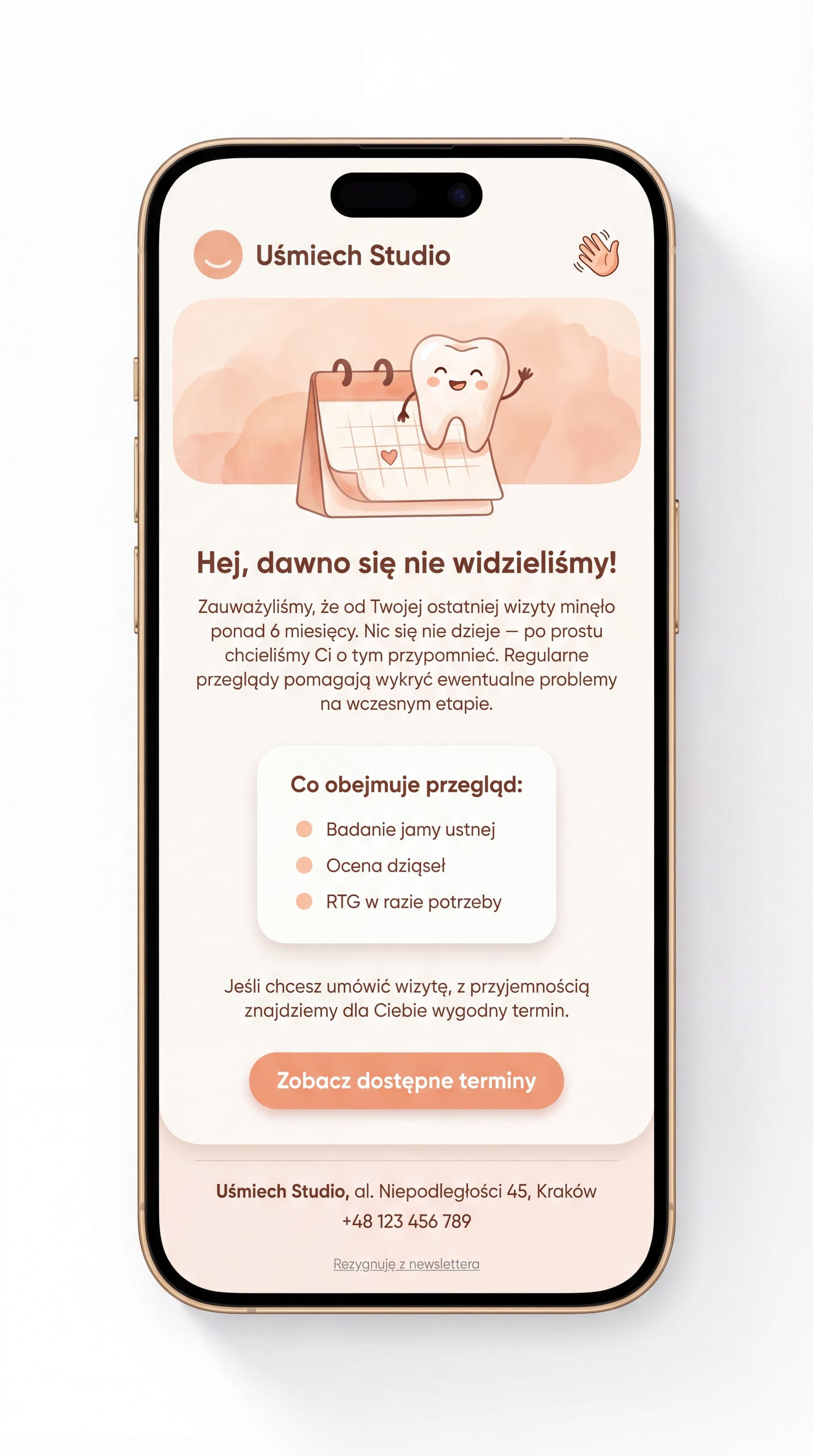 Email — przegląd (Uśmiech Studio)