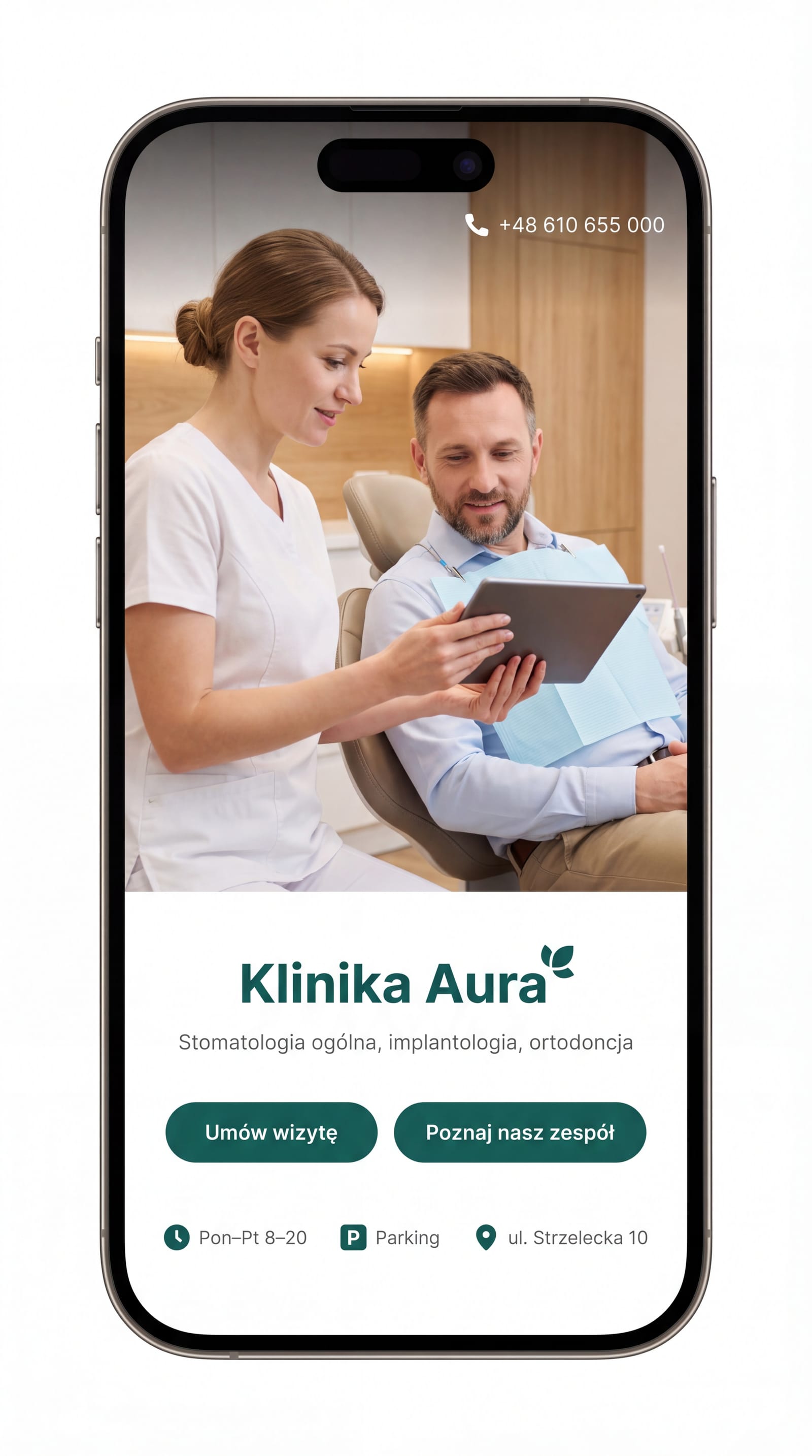 Klinika Aura — styl nowoczesny