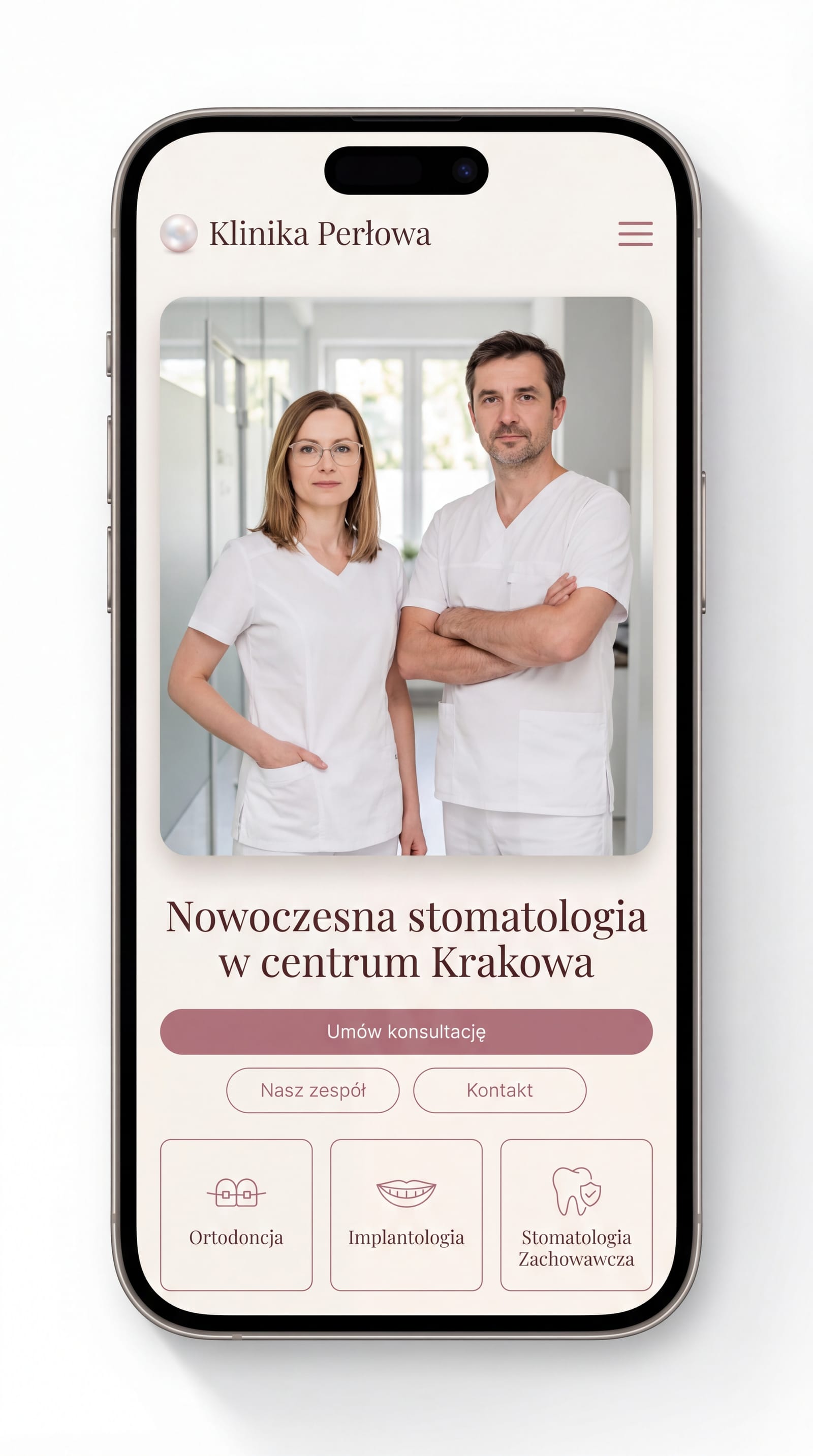Strona kliniki — Perła Clinic